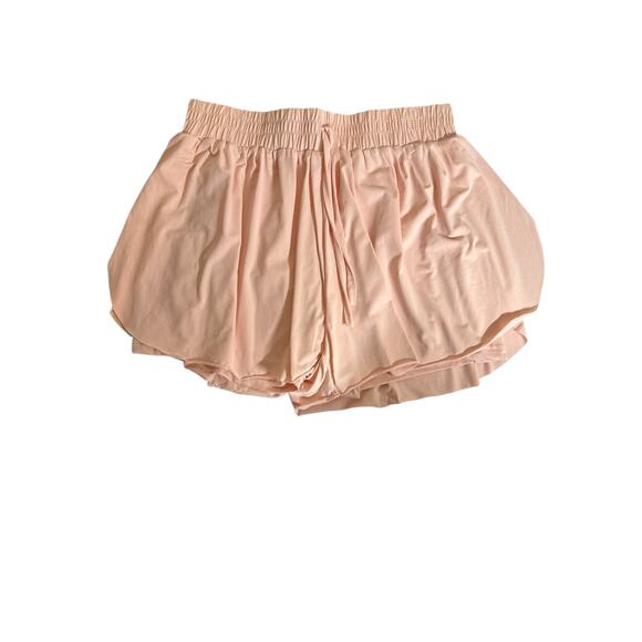 Exarus Pack of 2 Girls Kids High Waisted Running Short Tennis Size 14 Black Pink - Picture 4 of 12